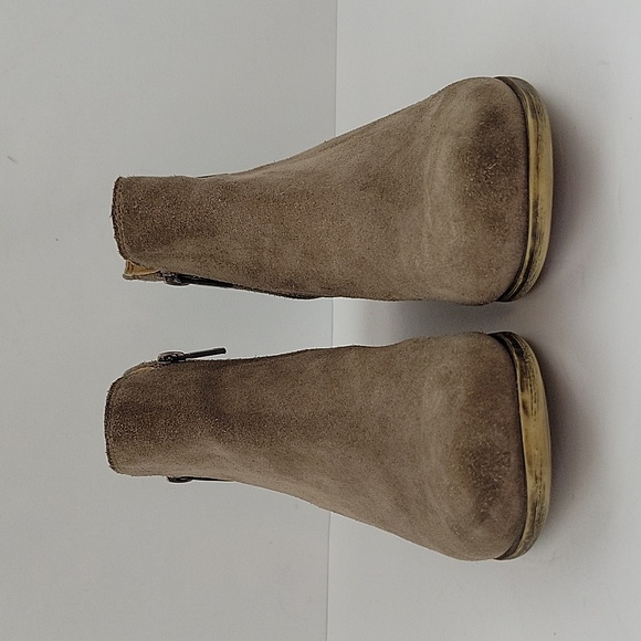 Lucky Brand Breah Boho Chic Ankle Boot Tan Taupe Size 8 - Picture 5 of 16